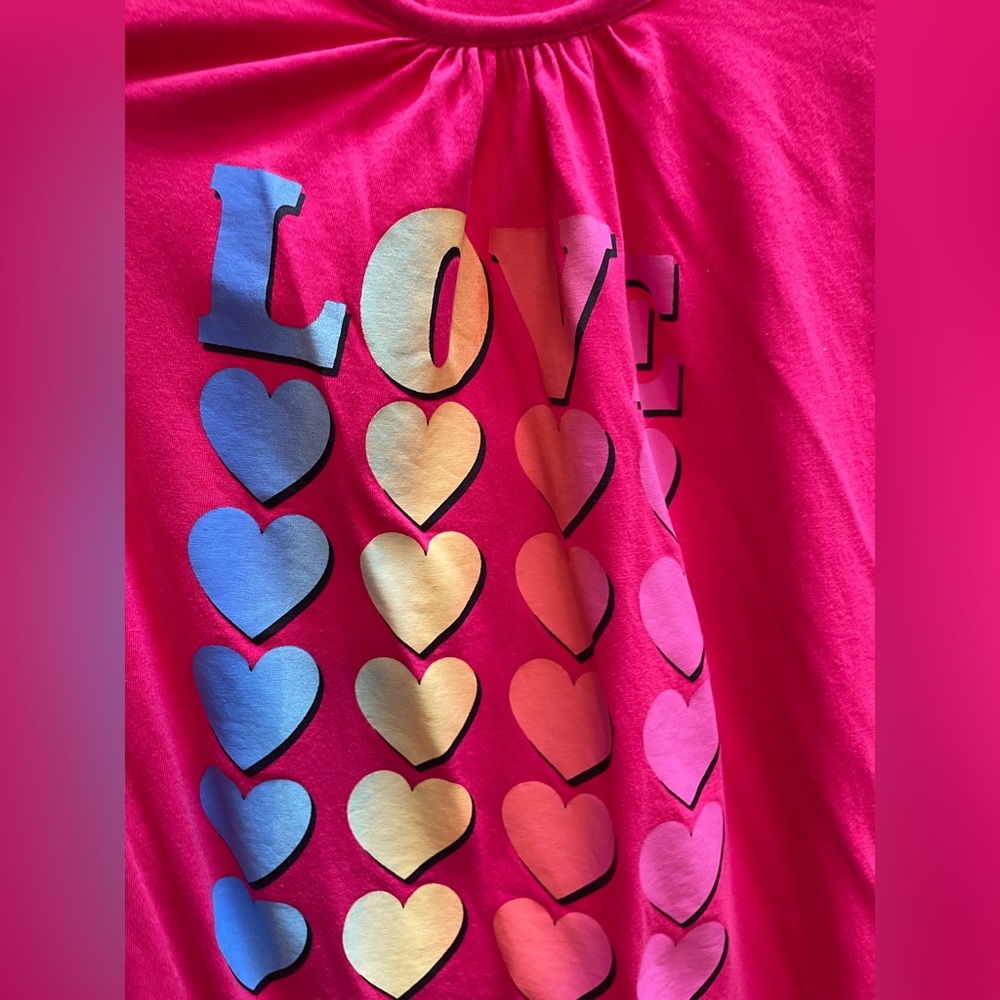 2X Avenue Body Women’s Rainbow LOVE Nightgown Nighty Pajamas - Picture 12 of 13